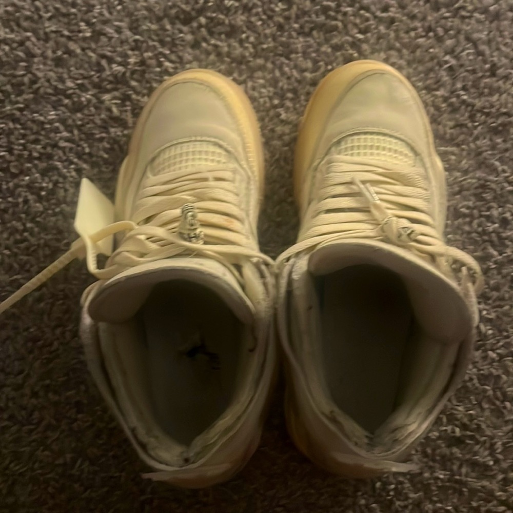 × Off-White Air Jordan 4 Retro SP "Sail" sneakers